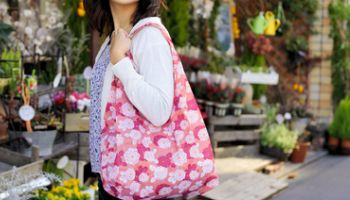 Eco-Friendly Reusable Bags: Japanese Pattern, Wide Gusset and Expandable Types